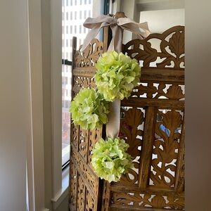 HYDRANGEA DOOR DECOR Size 24 inches x 8 inches